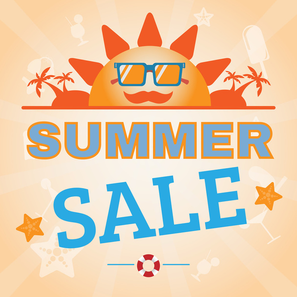 Summer Sale Banner - Vecteur, image