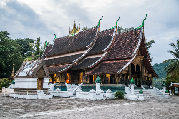 Wat Xieng Thong Buddhist temple in Luang Prabang,  Laos - Photo, Image