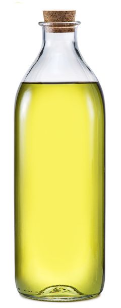 Bottle of extra virgin olive oil on a white background. - Zdjęcie, obraz