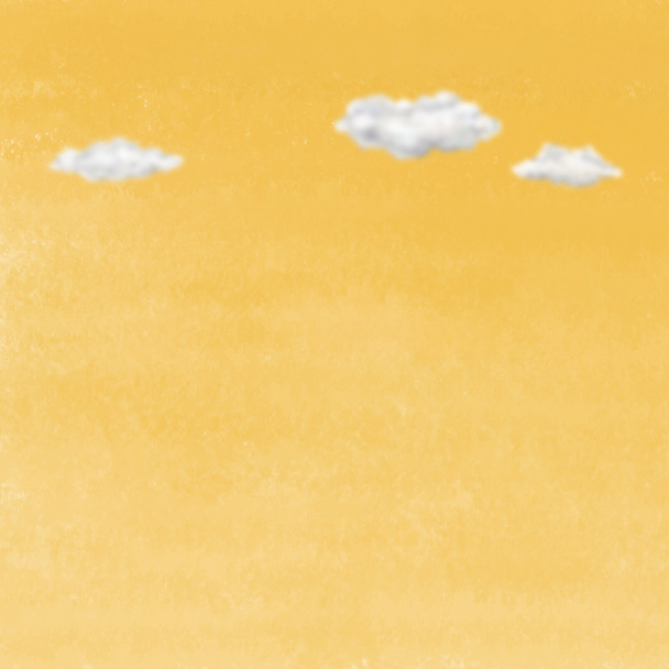 Clouds on yellow sky. - Photo, Image