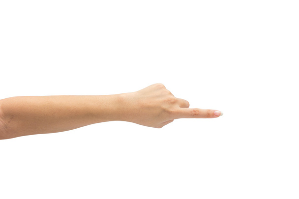 женская рука на изолированном белом фоне
 - Фото, изображение