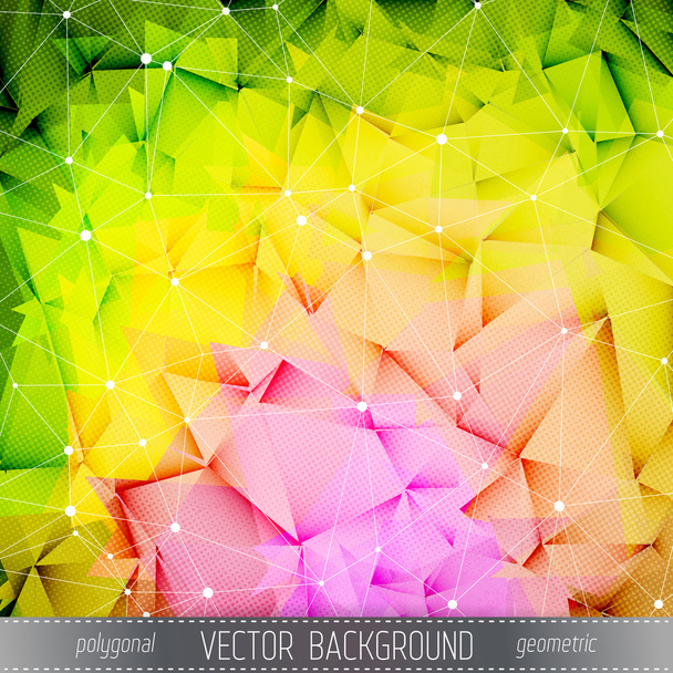 Polygonal Textured Vector Background.  - Wektor, obraz