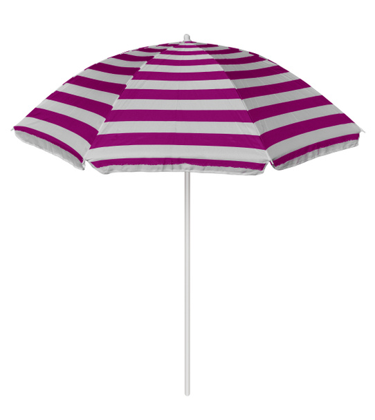 Пляжна смугаста парасолька рожевий
 - Фото, зображення