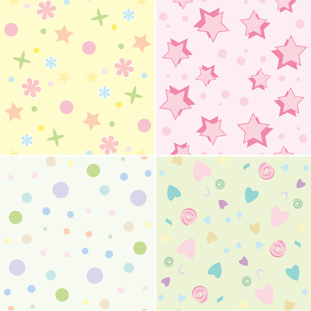Seamless tile childrens backgrounds - Photo, image