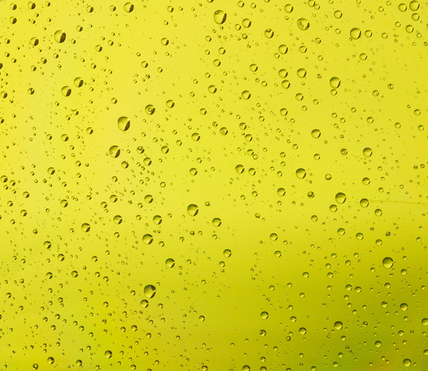 Background of water drops on glass - Foto, Imagem