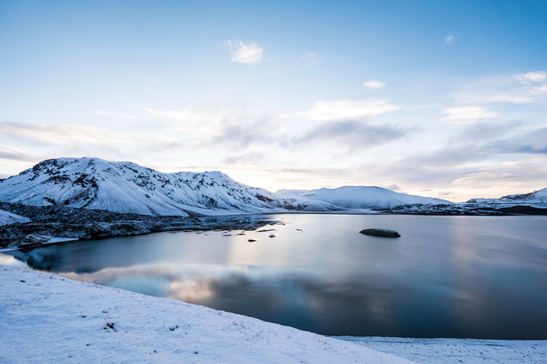 Highland iceland blue lake - Foto, Imagem