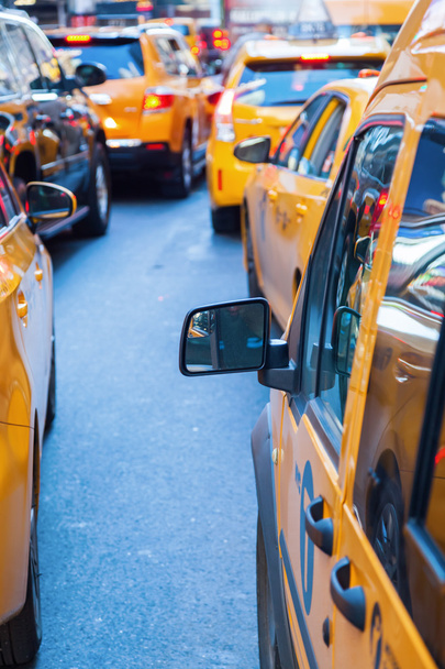 Sárga taxik New York városában - Fotó, kép