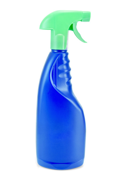 Bottle of blue with sprays - Фото, зображення