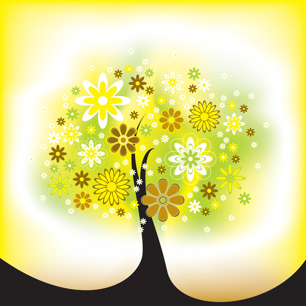 Tree Illustration. Vector Background. - Vector, Image