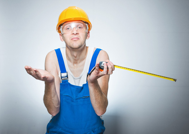 Annoyed constructions worker - 写真・画像