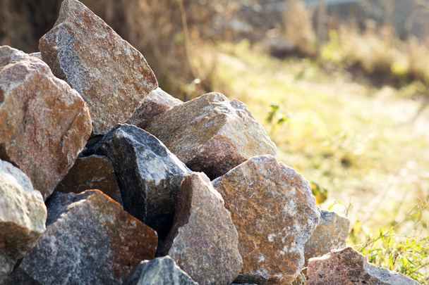 texture background pile of stones - Foto, imagen
