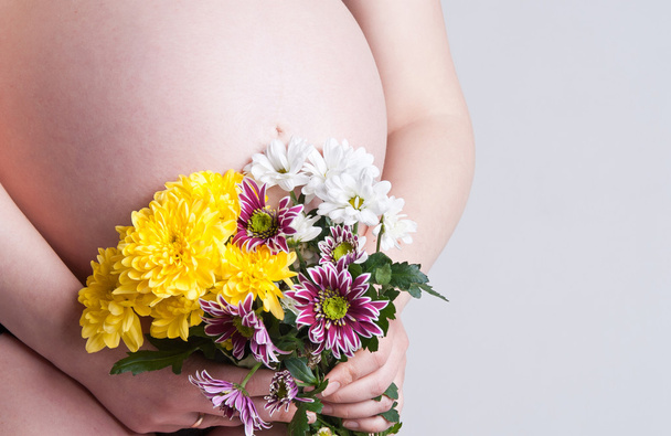 barriga da mulher grávida - Foto, Imagem