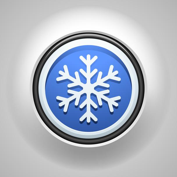 Freezing button sign illustration - Vector, Image
