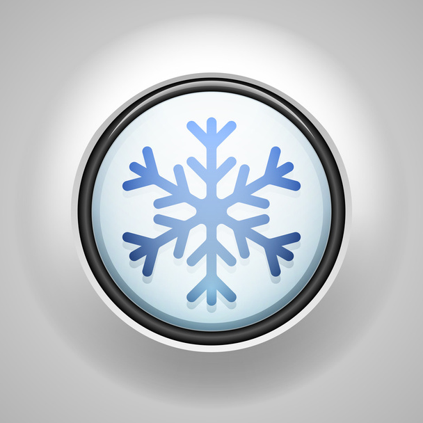Ilustración de signo de botón de congelación
 - Vector, imagen