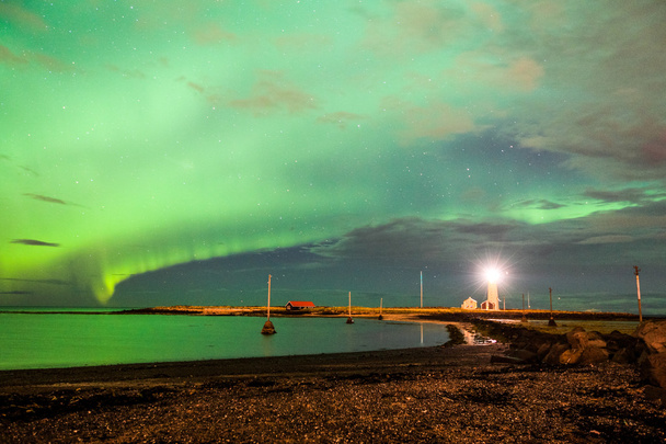 Aurora Borealis Izlandon - Fotó, kép