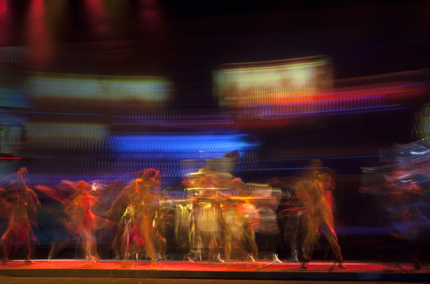 Silhouettes de danseurs de ballet
 - Photo, image