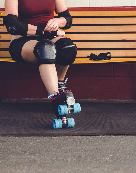 Girl on roller skates - Photo, Image