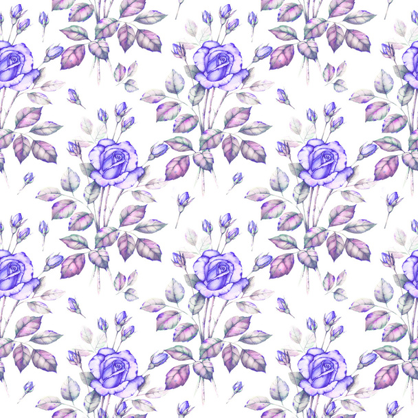 Retro semless background pattern. Perfect and elegant hand drawn background for wedding design invitations, birthday cards, wallpapers etc - Photo, Image