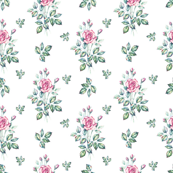 Retro semless background pattern. Perfect and elegant hand drawn background for wedding design invitations, birthday cards, wallpapers etc - Foto, afbeelding