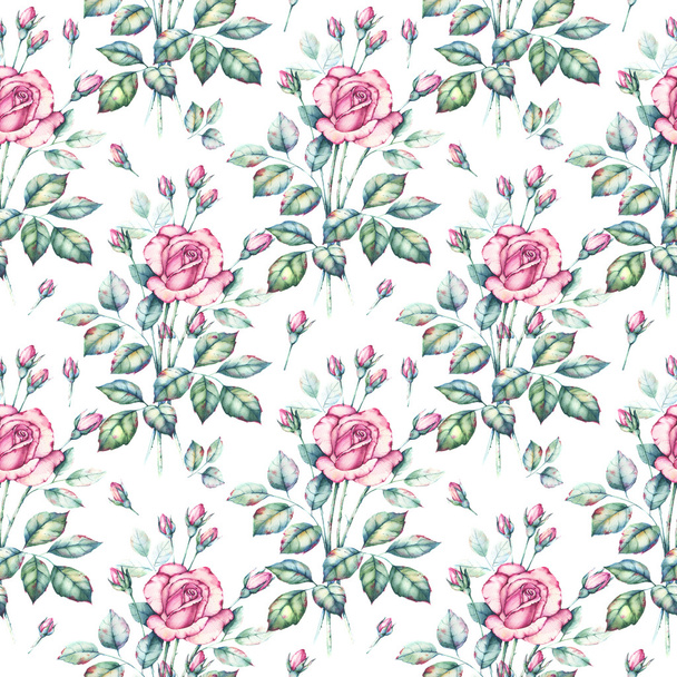 Retro semless background pattern. Perfect and elegant hand drawn background for wedding design invitations, birthday cards, wallpapers etc - Foto, Bild