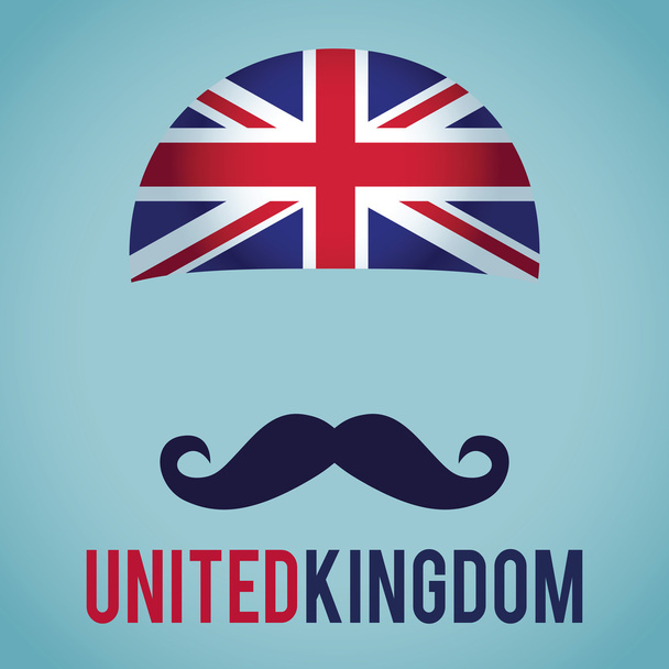 Head Band of United Kingdom - Вектор,изображение