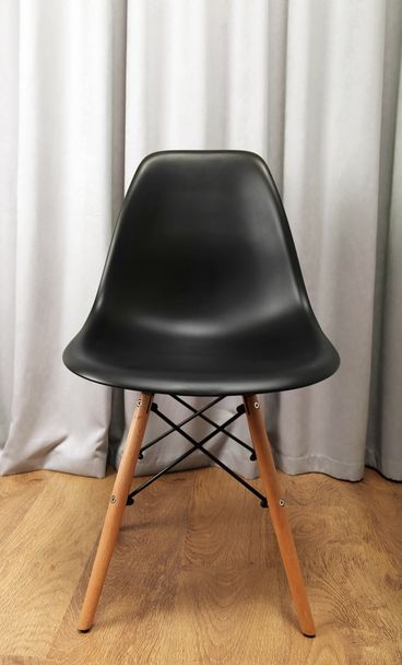 Stylish black chair  - Zdjęcie, obraz
