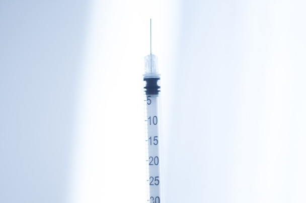 Fiola inzulin gyógyszert U-40 fecskendő - Fotó, kép