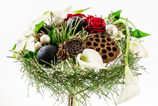 winter decoration bouquet - Фото, изображение