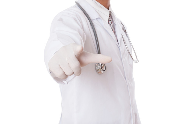 doctor pointing with finger - Foto, afbeelding