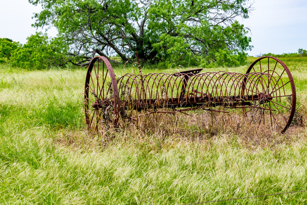 Rezavé staré Texas kovových zařízení v oblasti - Fotografie, Obrázek