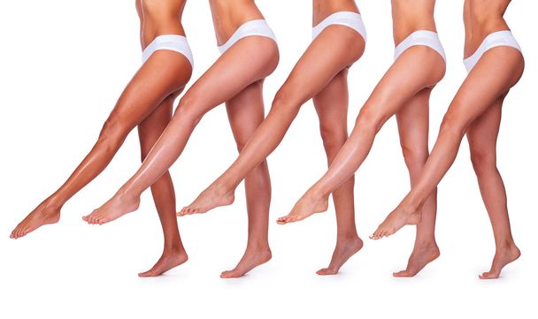 Women stretching out their legs - Zdjęcie, obraz