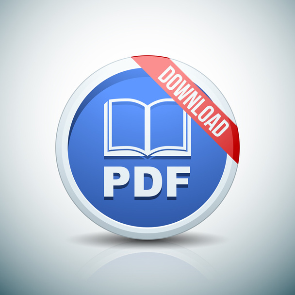 Descargar signo de botón PDF
 - Vector, Imagen