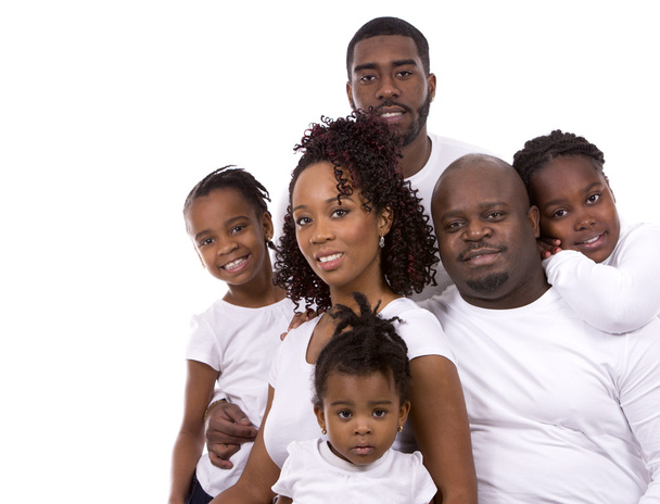 Černá rodina příležitostné - Fotografie, Obrázek