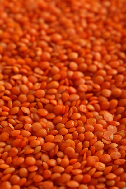 Red lentils background - Foto, afbeelding