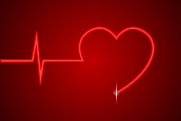 Линия сердца
 - Вектор,изображение