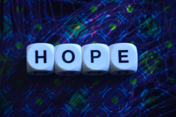 palavra esperança em um colorido
 - Foto, Imagem