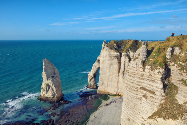 famouse Etretat arch rock, France - Foto, Imagen