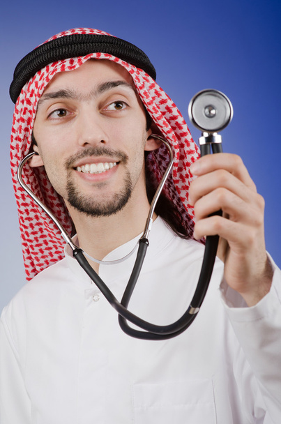Arab doctor in studio shooting - Foto, Bild