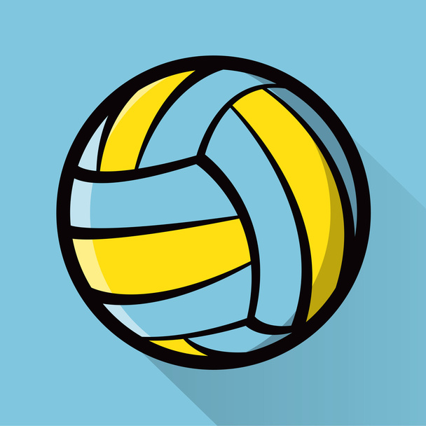  Single Volleyball Icon Illustration - Vector, Image