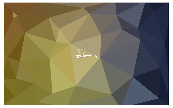 Multicolor azul, amarelo, laranja geométrico enrugado triangular baixo estilo poli origami gradiente ilustração fundo gráfico. Design poligonal vetorial para o seu negócio
. - Foto, Imagem
