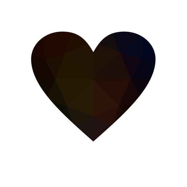 Coração multicolorido isolado no fundo branco
. - Foto, Imagem