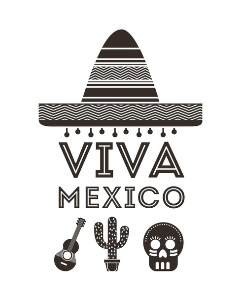 mexican culture design - Vector, Image