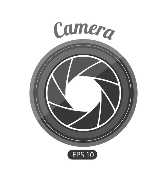 camera photography design - Διάνυσμα, εικόνα