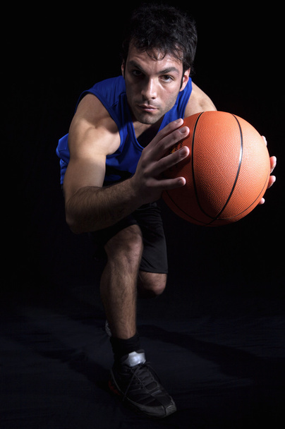 Basketball player with ball - Foto, Bild