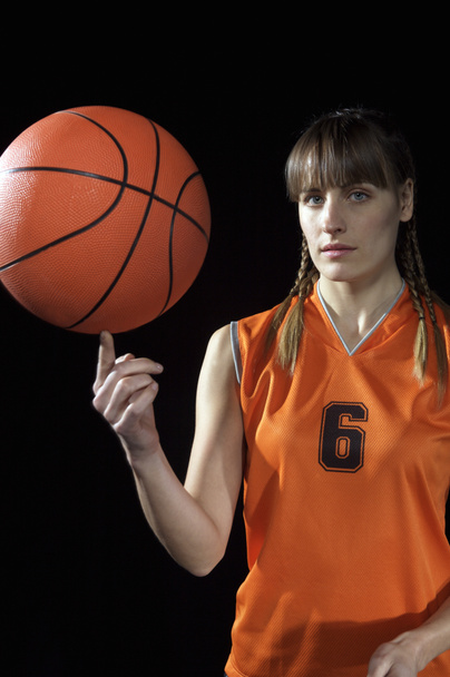 Jogadora de basquete feminino
 - Foto, Imagem