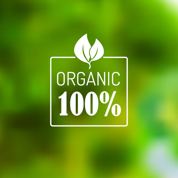icon for organic food - Vettoriali, immagini