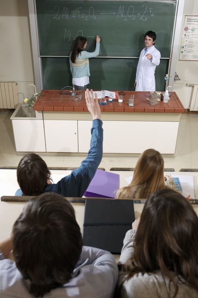 students studying chemistry - Photo, Image