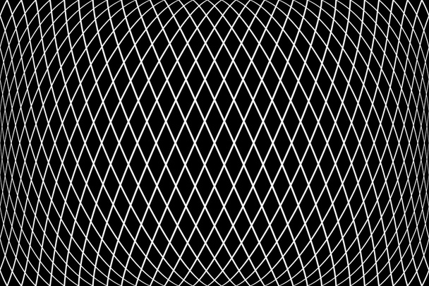 Diamanten patroon. 3D geometrische latticed textuur.  - Vector, afbeelding
