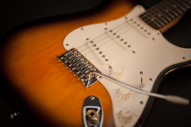 Close up of electric guitar - Photo, Image