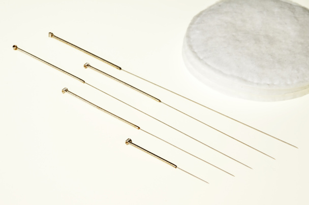 Acupuncture needles - Photo, Image